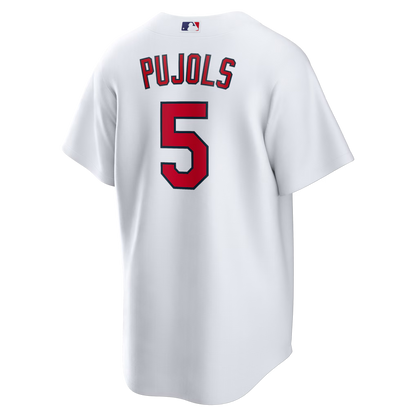 Men's St. Louis Cardinals Albert Pujols White Home Retired Player Replica Jersey