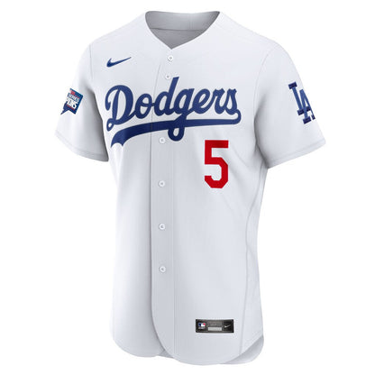 Men's Los Angeles Dodgers Corey Seager White 2020 World Series Champions Home Authentic Player Jersey