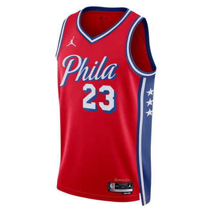 LeBron James Royal Swingman Jersey Philadelphia 76ers - All Stitched
