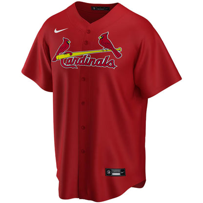 Men's St. Louis Cardinals Yadier Molina Red Alternate Replica Player Name Jersey